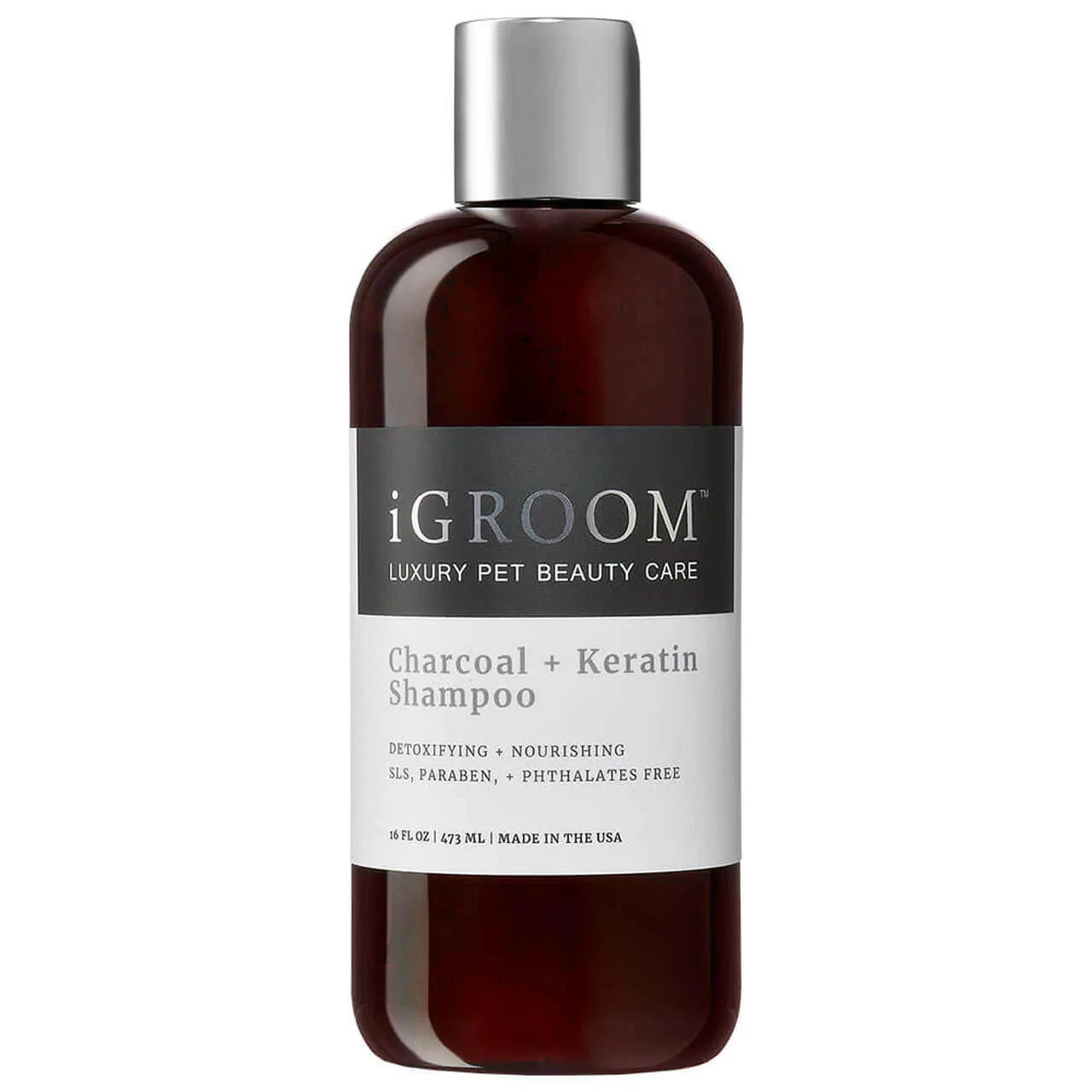iGROOM Charcoal + Keratin Shampoo