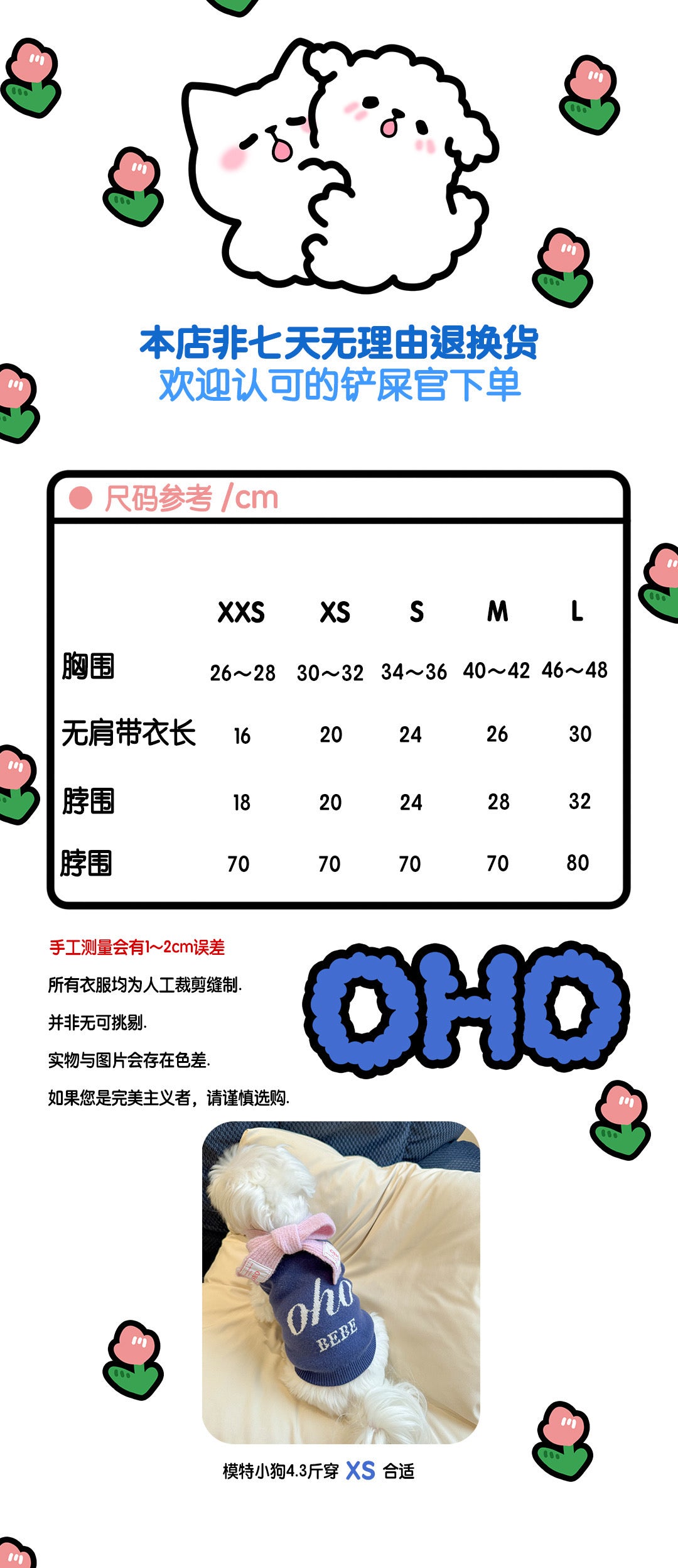 Blue Sweater with Bow