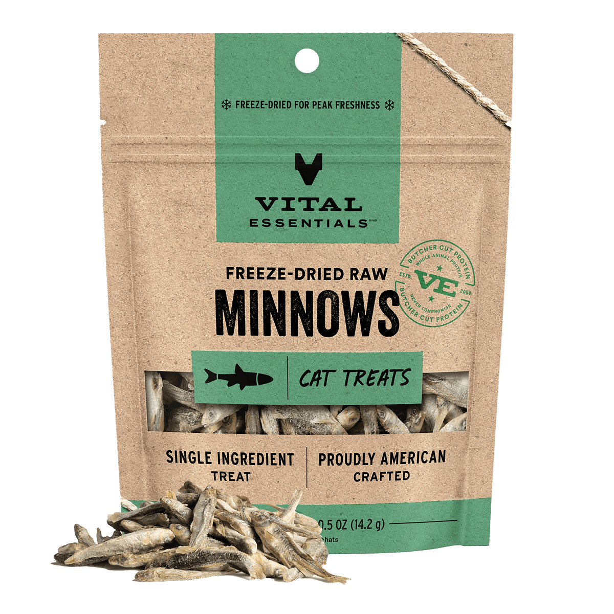 Vital Essentials Minnows 0.5OZ Cat