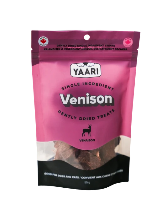 YAARI Single Ingredient Venison Gently Dried Treats