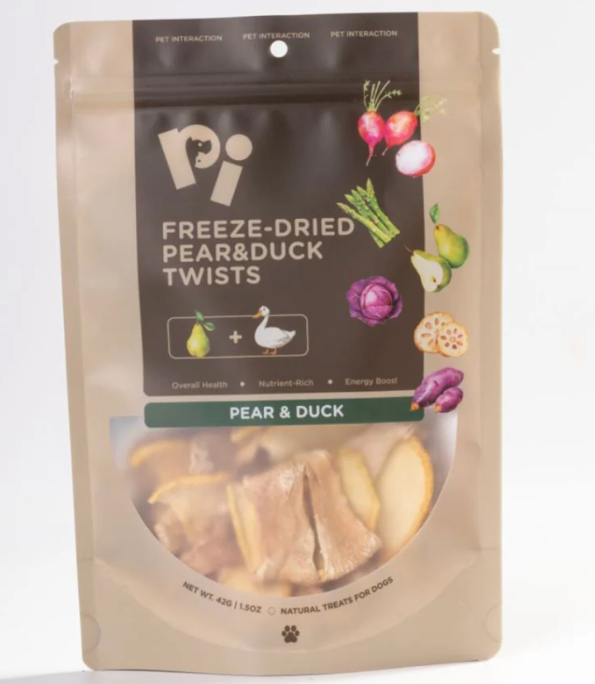 PI Freeze-Dried Pears&Druck Twists 42g