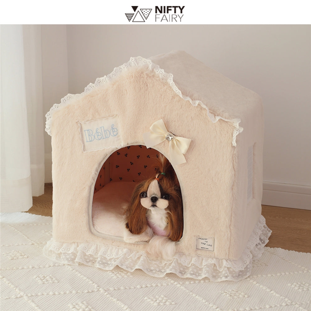 Nifty Fairy Bébé Lace Princess Plush Pet House