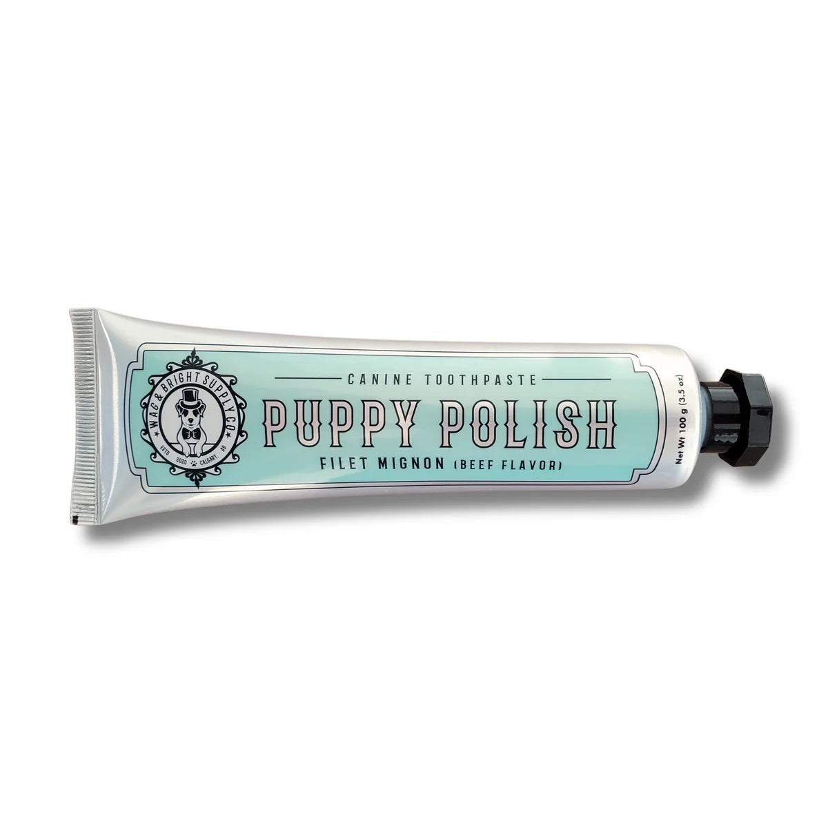 Wag & Bright Puppy Polish Dog Toothpaste-filet mignon beef