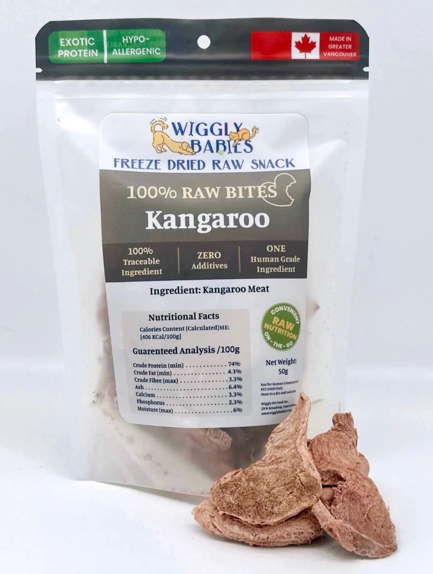 Wiggly Babies Kangaroo Freeze Dried Raw