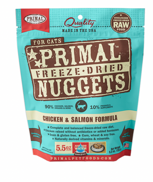 Primal Cat Freeze Dried Chicken Salmon 5.5 oz