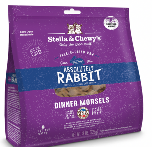 Stella&Chewys Cat FD Absolutely Rabbit Morsels