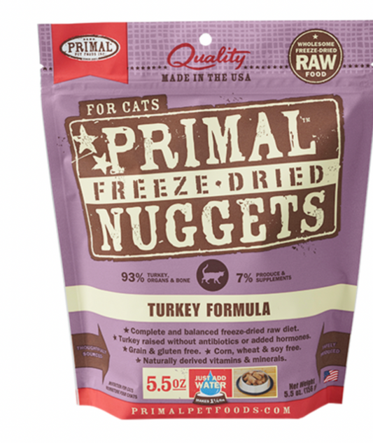 Primal Cat Freeze Dried Turkey 5.5 oz