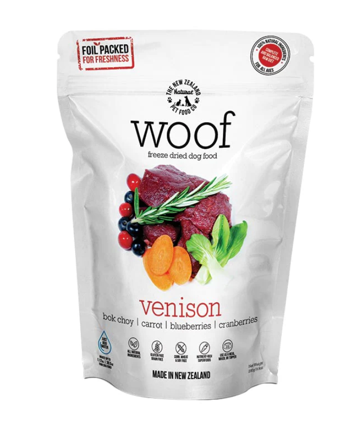 Woof - Dog - Freeze Dried - Wild Venison