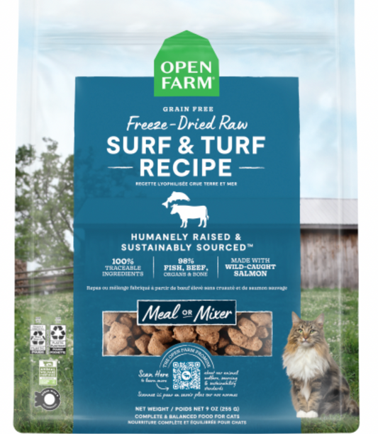 Open Farm Cat Freeze-Dried Raw Surf & Turf Morsels