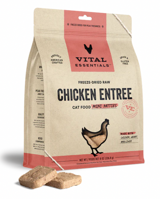 Vital Essentials - Cat GF Freeze Dried Food Chicken Dinner Patties