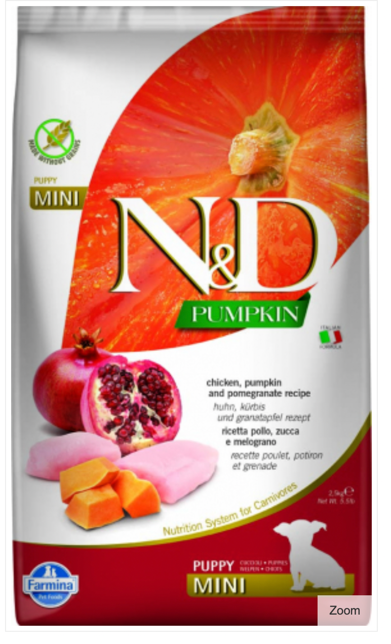 FARMINA Pumpkin Puppy Chicken Pom MINI