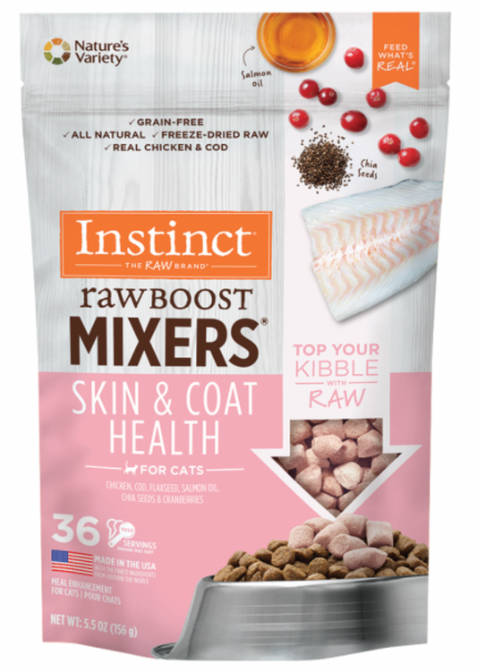 Instinct Cat Raw Boost FD Mixers Skin & Coat