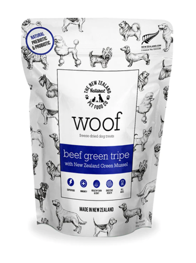 Woof -Dog - Beef Green Tripe
