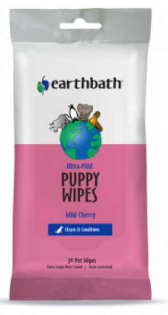 EARTHBATH Ultra-Mild Puppy Wipes 30ct