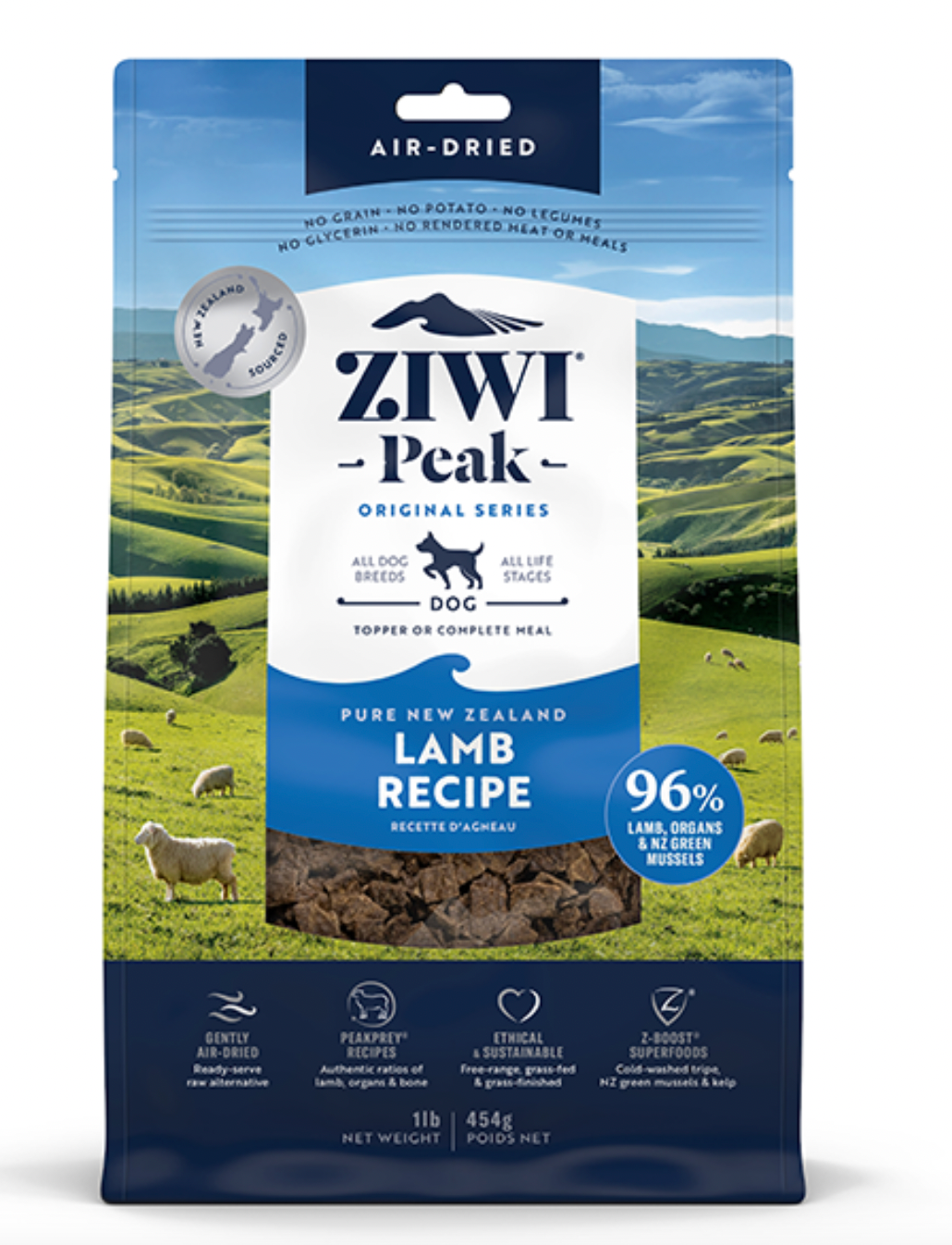ZIWI Peak Dog Air-Dried Lamb