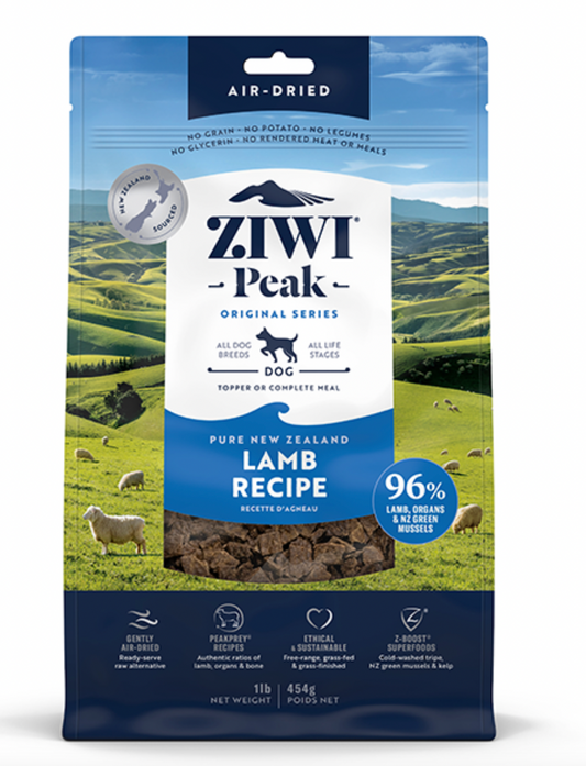 ZIWI Peak Dog Air-Dried Lamb 1 lb