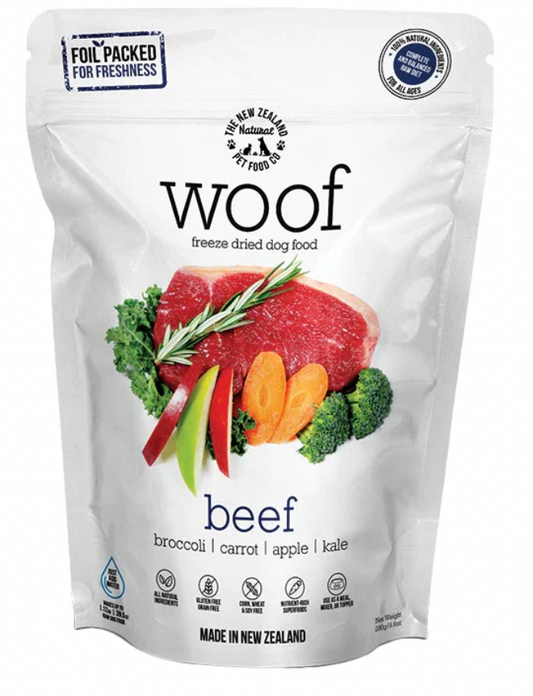 Woof  -  Dog - Freeze Dried - Beef