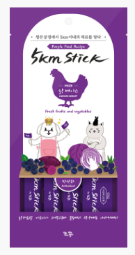 5KM Stick- Blueberry Chicken Breast Puree 14g*4