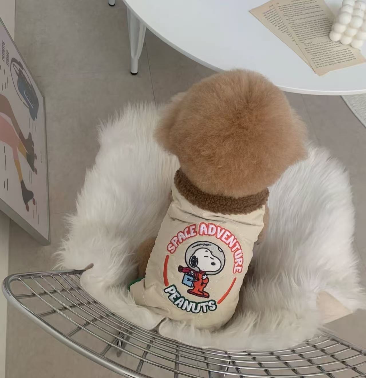 Boms Peanuts Space Padded Vest