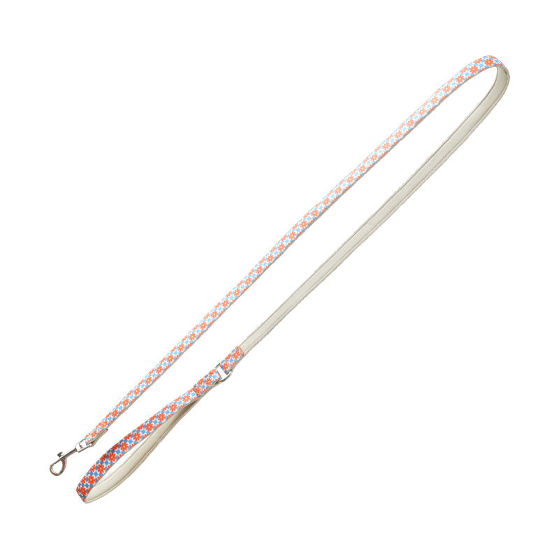 Retro flower Dog Lead