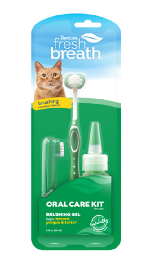 TropiClean -Fresh Breath - Finger Brushes -Kit for Dogs -Kit Puppy-Kit Small Dog -Kit for Cats