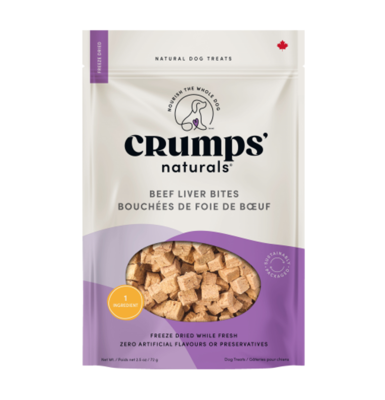 Crumps' Naturals Dog Beef Liver Bites