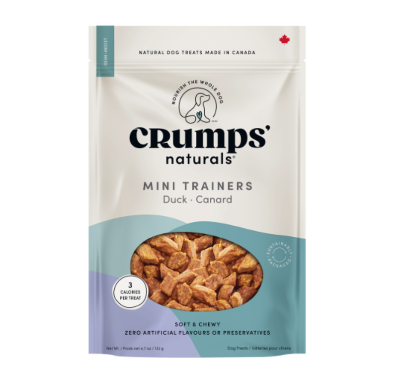 Crumps' Naturals Dog Mini Trainers Semi-Moist Duck