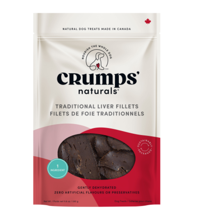 Crumps' Naturals Dog Traditional Liver Fillets