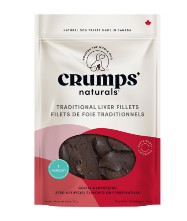 Crumps' Naturals Dog Traditional Liver Fillets