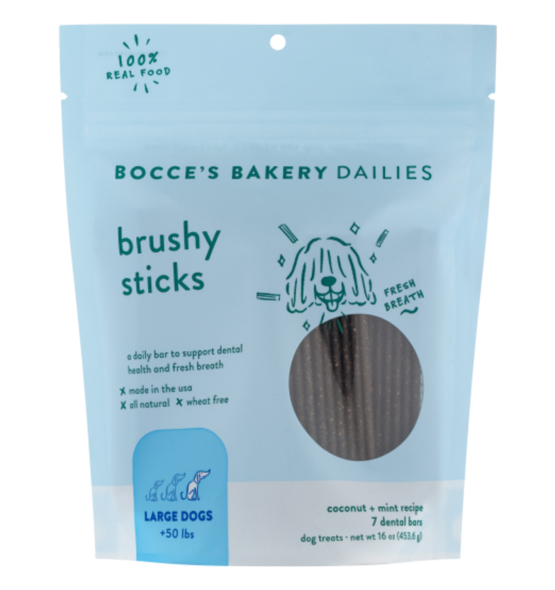 Bocce's Bakery Dog Dailies Brushy Sticks