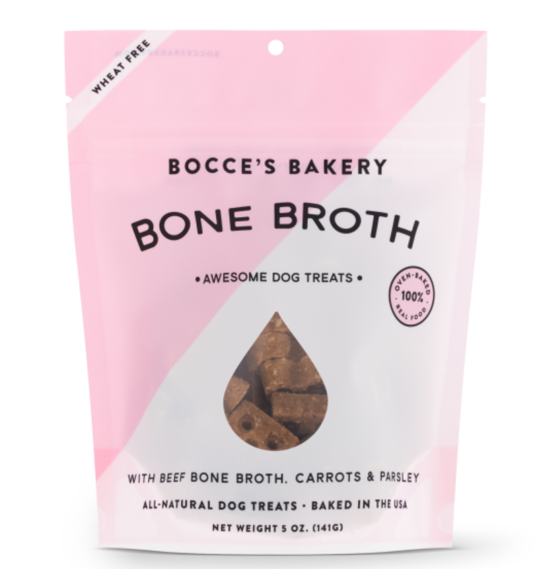 Bocce's Bakery Dog Crunchy Biscuits Bone Broth