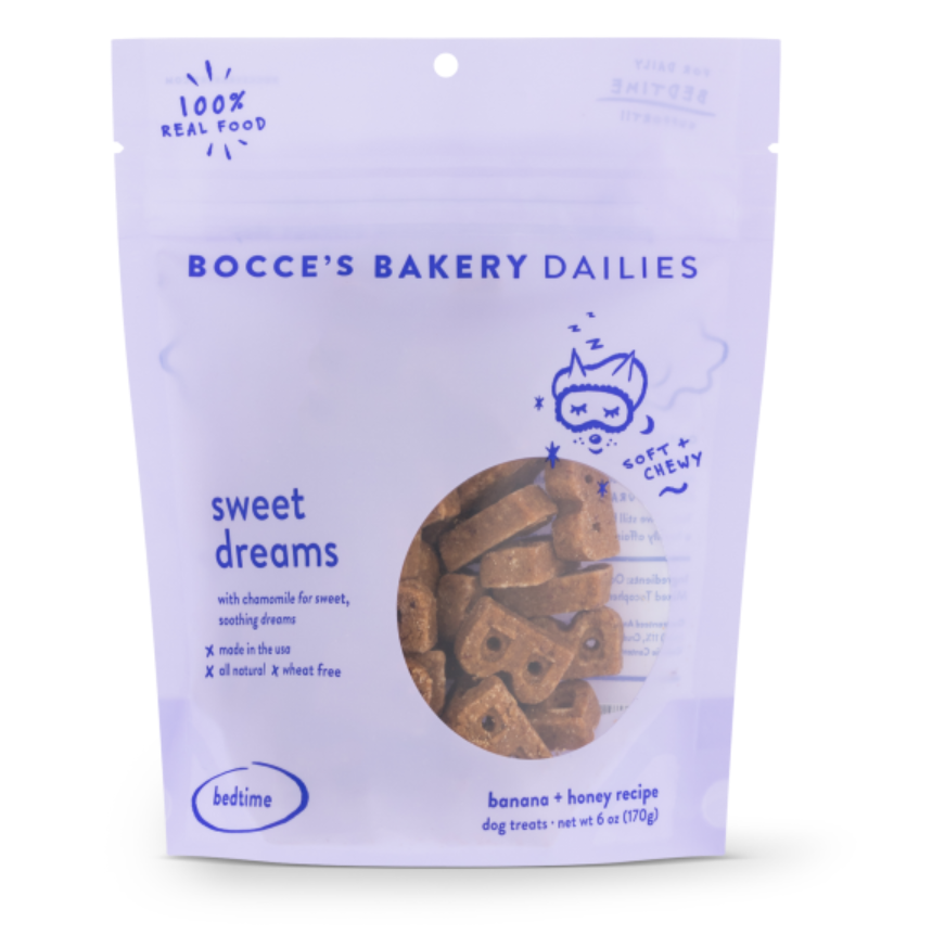 Bocce's Bakery Dog Dailies - Sweet Dreams - Super Shield -Good Hair -Bye Stinkies