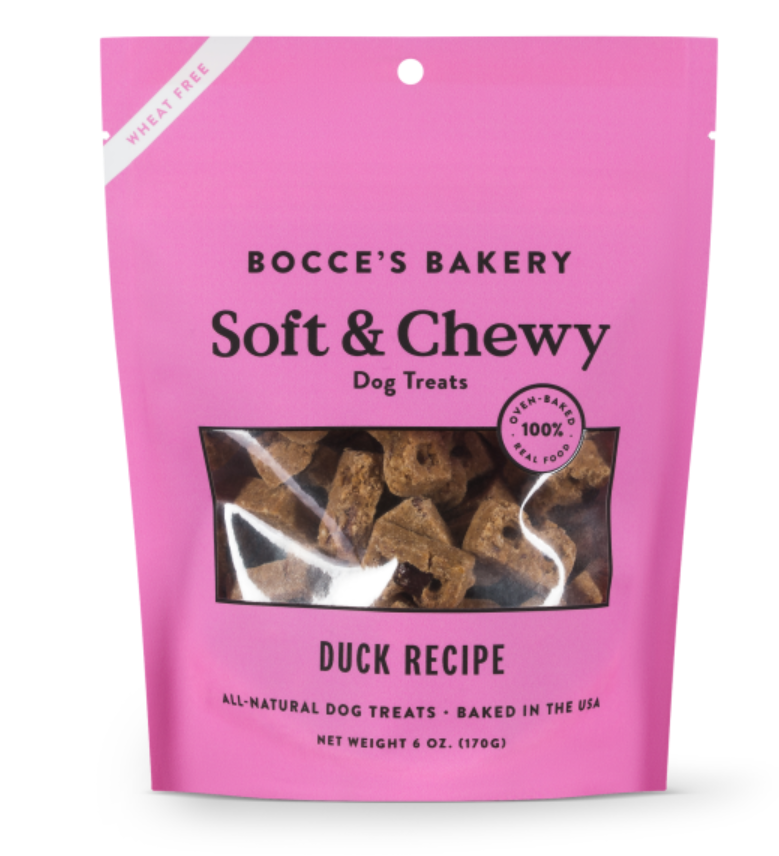 Bocce's Bakery Dog Soft & Chewy - Duck -Chicken -Cheese