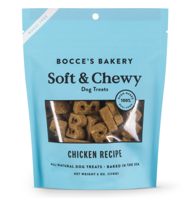 Bocce's Bakery Dog Soft & Chewy - Duck -Chicken -Cheese