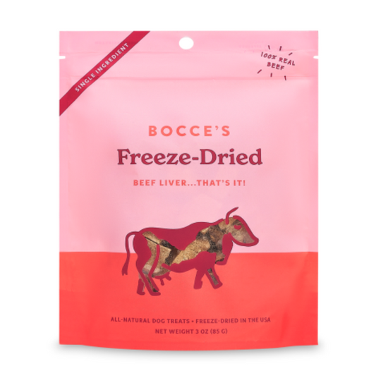 Bocce's Freeze-Dried - Beef Liver -Lamb Liver -Chicken Breast