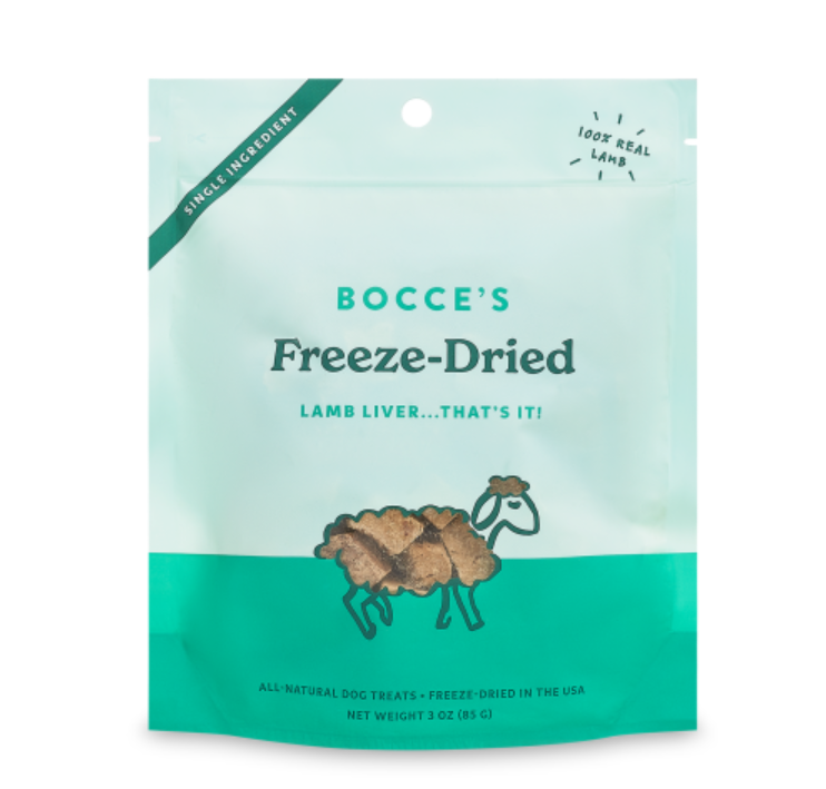 Bocce's Freeze-Dried - Beef Liver -Lamb Liver -Chicken Breast