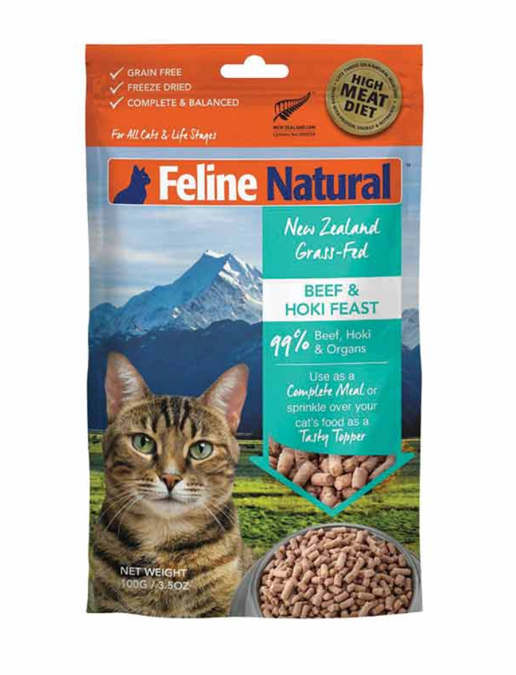 Feline Natural - Beef & Hoki Freeze Dried Topper 3.5oz