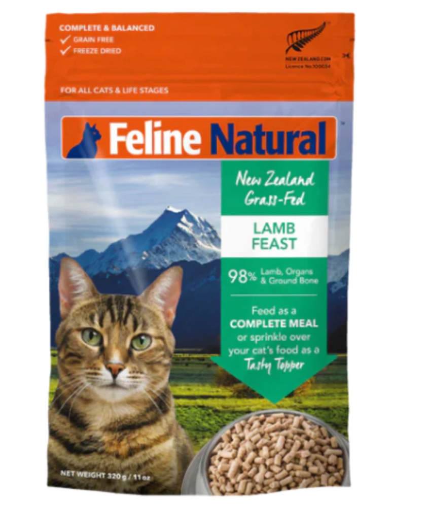 Feline Natural - Lamb Feast Freeze Dried- 320g