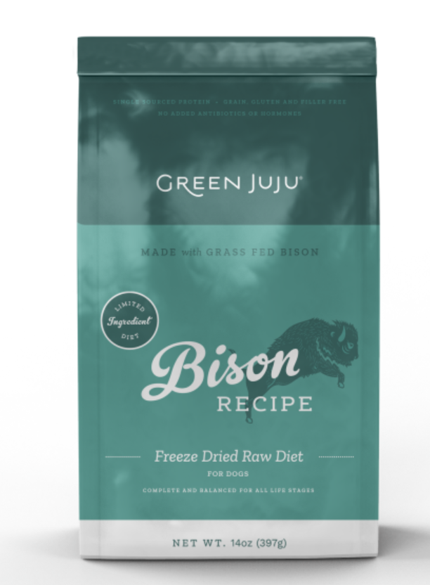 Green Juju - Dog Freeze Dried Raw - Beef -Bison