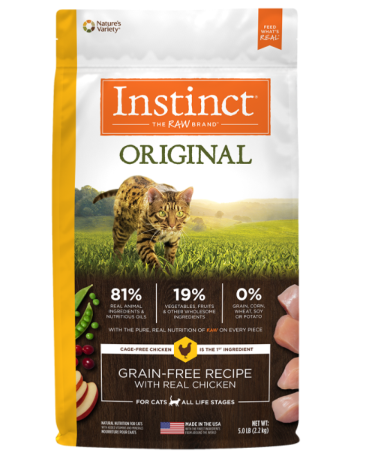 Instinct Cat Original GF Kibble CageFree Chicken