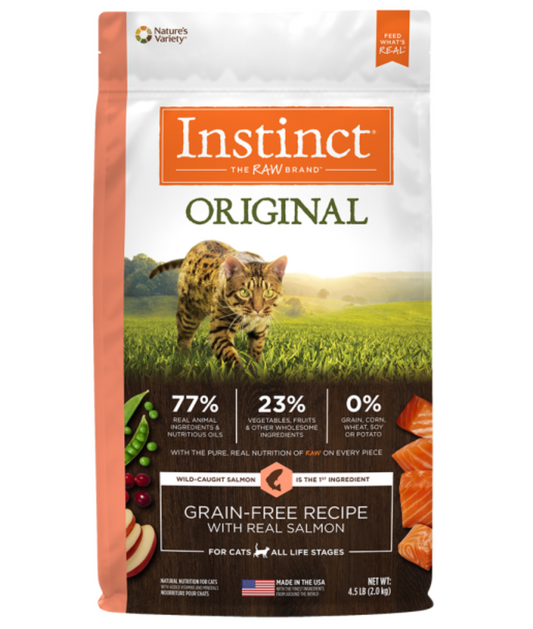 Instinct Cat Original GF Kibble WildCaught Salmon