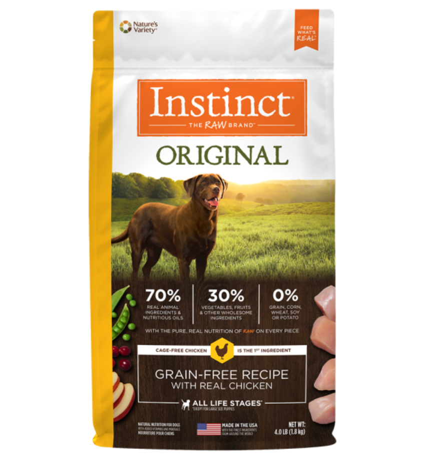 Instinct Dog Original GF Kibble CageFree Chicken