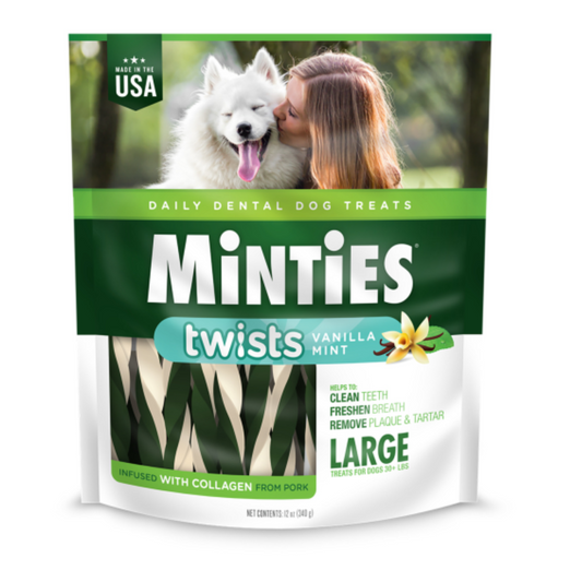 Minties Dental Twists Large - Small