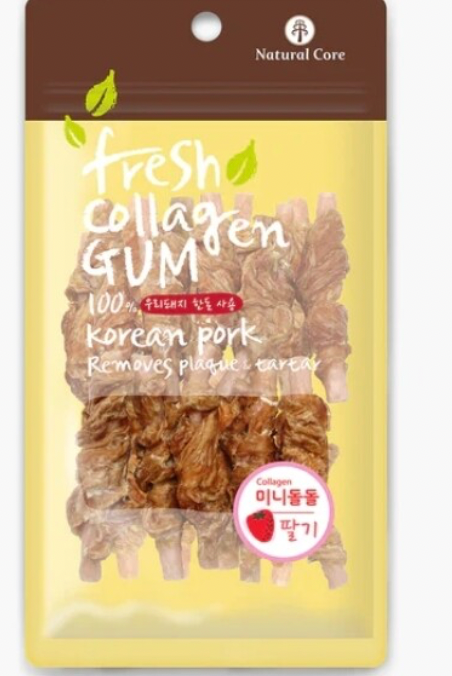 Natural Core Fresh Collagen Gum Pork Hide with Chicken