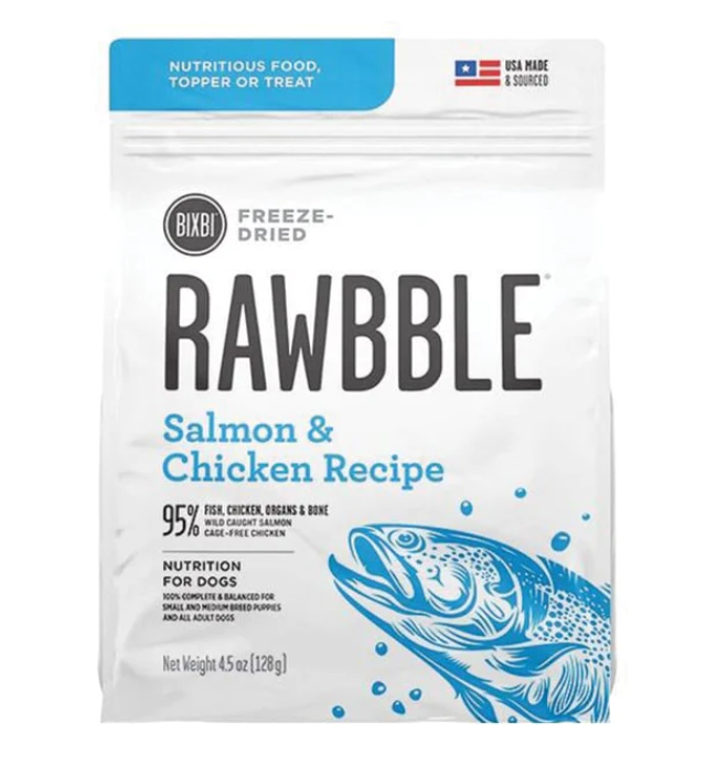 BIXBI - Dog Freeze Dried - Rawbble - Salmon & Chicken