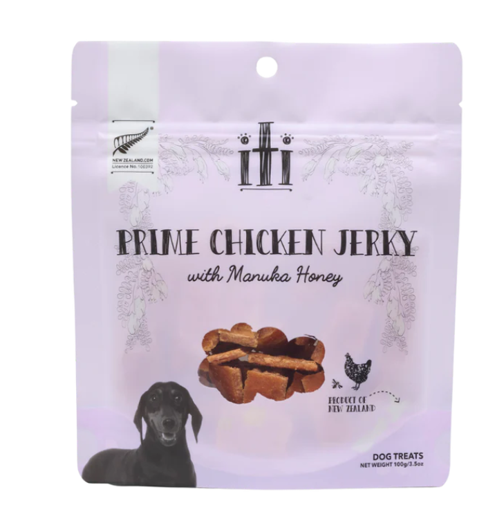 iTi - Treats - Prime Chicken Jerky with Manuka Honey