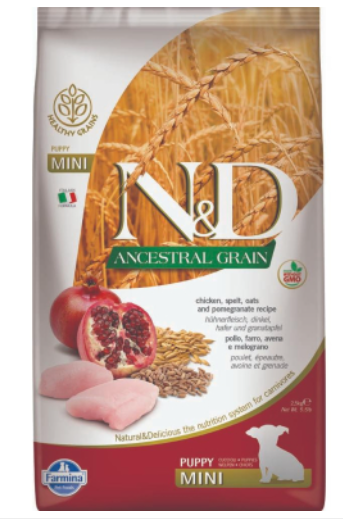 FARMINA ND Puppy Ancestral Grain Chicken MINI -MED-MAXI