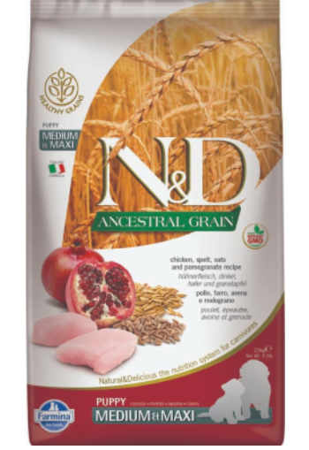 FARMINA ND Puppy Ancestral Grain Chicken MINI -MED-MAXI