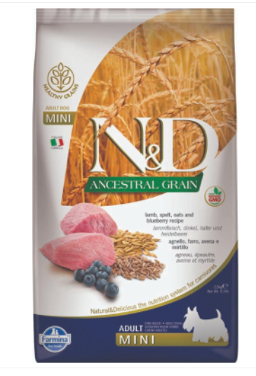 FARMINA ND Dog Ancestral Grain Lamb MINI -MED-MAXI