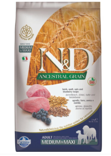 FARMINA ND Dog Ancestral Grain Lamb MINI -MED-MAXI